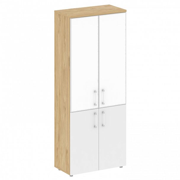 Шкаф "Shift" SK.ST-1.2R white тиквуд светлый/белый бриллиант - Вид 1