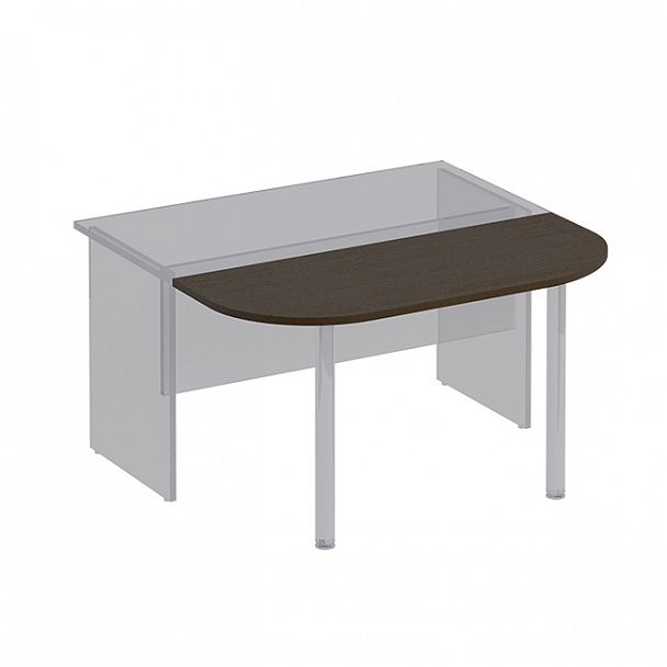 Брифинг-приставка без опор "Формула" ФР 433 венге темный - Вид 1