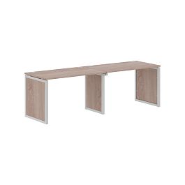 Стол 2-х местный XQPWST 2470 Дуб Сонома/Алюминий 2400х700х750 XTEN-QP - Фото предпросмотра