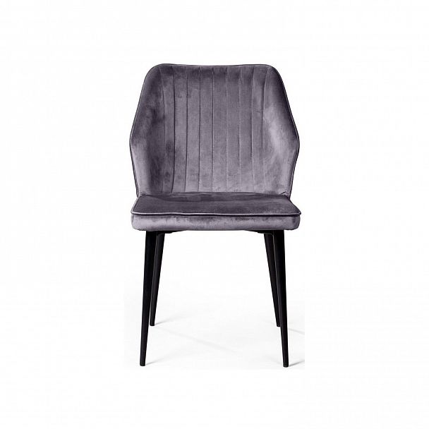 Стул Berg, бархат серый 27 - Вид 3