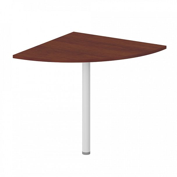 Брифинг приставка, столешница 18 мм "Логистика"  ПК-ЛОГ-ПР70Х70У-В1-34 миланский орех темный - Вид 1