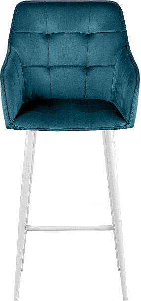 Барное поворотное кресло Мони К, Confetti izumrud/белый - Вид 3