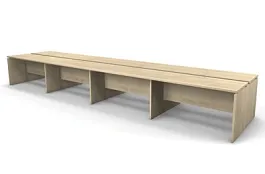 EUROPE/ЕВРОПА RE016-472х163 Двухсторонняя станция 4720x1630x750 Акация светлый - Фото предпросмотра