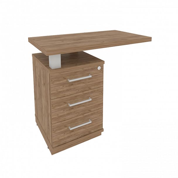 Тумба приставная "First" KTP-1 дуб табак - Вид 1