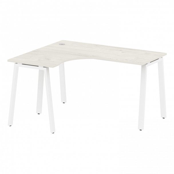 Стол "Metal System" БА.СА-3 дуб наварра/белый - Вид 2