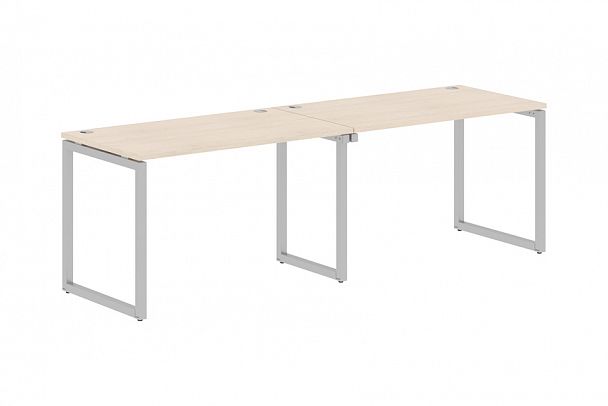 Стол "XTen-Q" XQWST 2470 бук тиара/алюминий - Вид 1