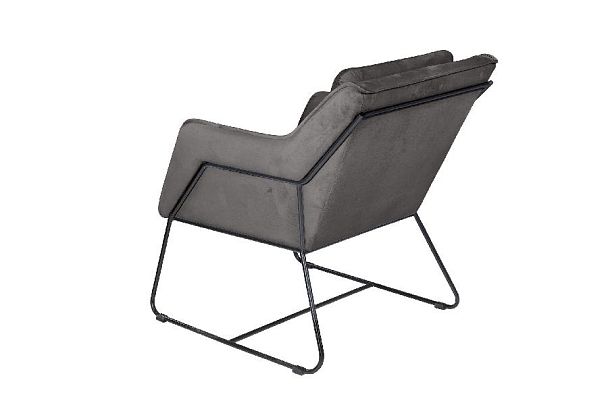 Кресло Alex, бархат антрацит 14 - Вид 4