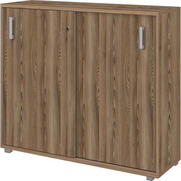 Тумба-купе НТМ-15.12 Дуб сафари 1496x442x1283 Аргентум - Вид 1