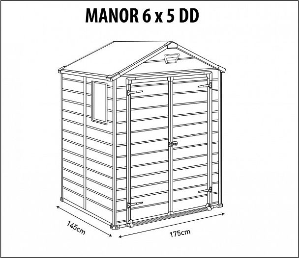 Сарай "MANOR 6x5 DD" - Вид 11