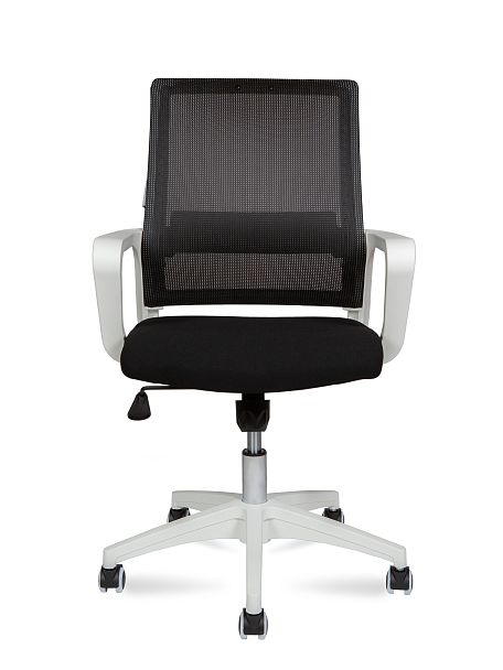 Кресло Бит LB / белый пластик / черная сетка / черная ткань - Вид 5