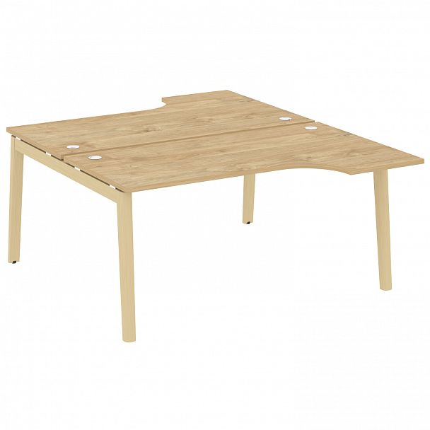 Рабочая станция "Onix wood" OW.D.SA-1 тиквуд светлый/дуб светлый - Вид 1