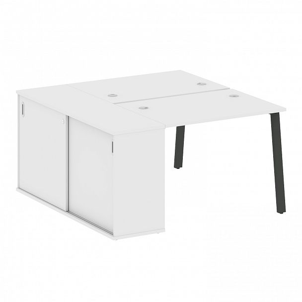 Рабочая станция "Metal System" БА.РС-СШК-1.1 белый/антрацит - Вид 1