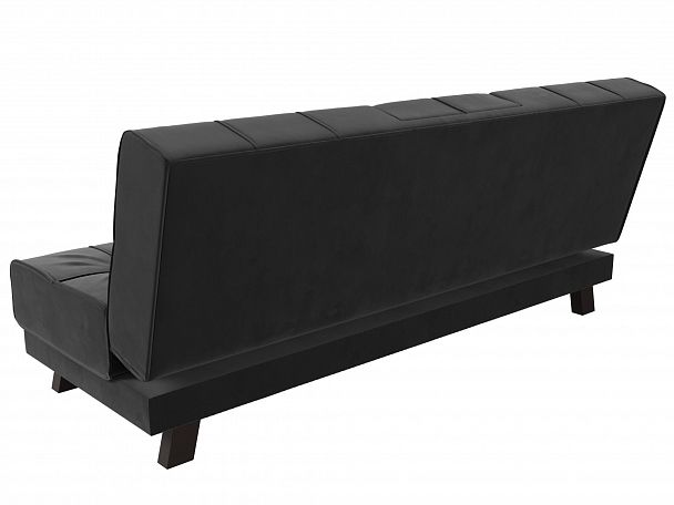 Прямой диван Винсент (полностью велюр серый) - Вид 8