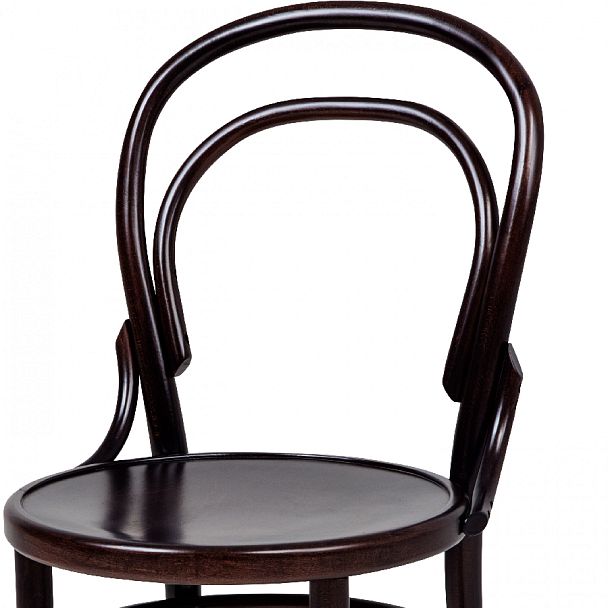 Комплект венских деревянных стульев Тонэт №14 темный орех, 4 шт. - Вид 6