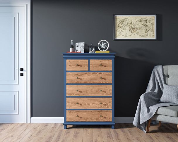 Комод "Jules Verne" высокий из ясеня JV35ETGBY - Вид 2