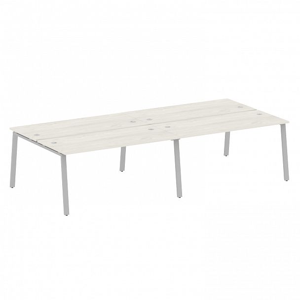 Рабочая станция "Metal System" БА.СМ-4.4 дуб наварра/серый - Вид 1