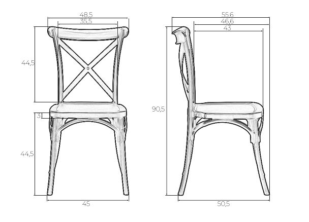 Стул обеденный DOBRIN ZILAN (цвет чёрный (B-03)) - Вид 10