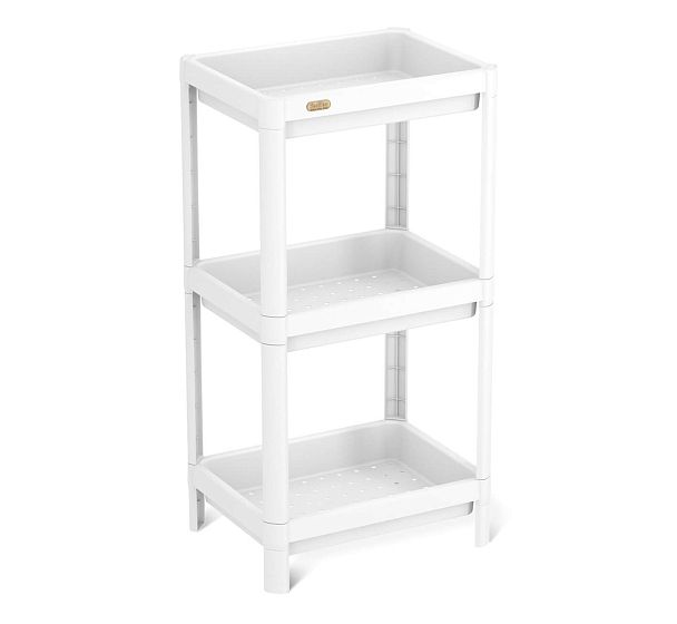 Стеллаж Sheffilton SHT-SS25-3 белый - Вид 2