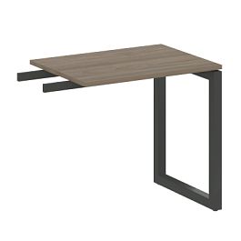 Metal System Quattro Приставной элемент на О-образном м/к 50БО.ПР-2 Вяз/Антрацит металл 800*600*750 - Фото предпросмотра