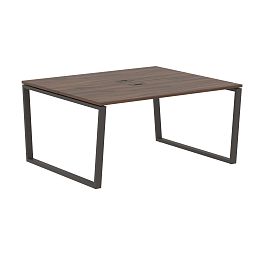 Стол 2-х местный EVWST 1513 Дуб Денвер тёмный/Мокко 1560х1346х750 EDIS - Фото предпросмотра