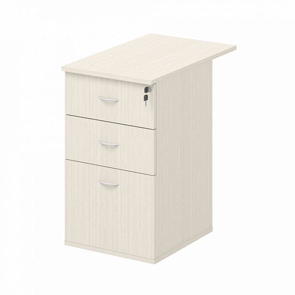 Тумба приставная, топ 18 мм, центральный замок "Логистика" ПК-ЛОГ-ТМП43Х70ЦЗ-В1-30 дуб альпийский - Вид 1