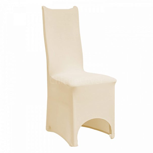Чехол 08 с прямой спинкой, бежевый - Вид 1