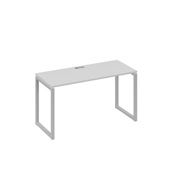 Стол письменный на металлокаркасе QUATTRO A4 А4 Б4 004 БП серый / металлокаркас серый - Вид 1