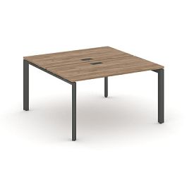 Style Project Next Рабочая станция двухсторонняя SN-59P.DRS-003 Дуб Табак/Металл Антрацит/Черный Заглушка 1380*1232*750 - Фото предпросмотра