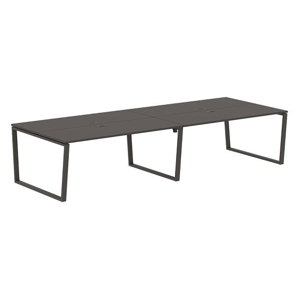 Стол 4-х местный EVWST 3513 Мокко/Мокко 3526х1346х750 EDIS - Вид 1