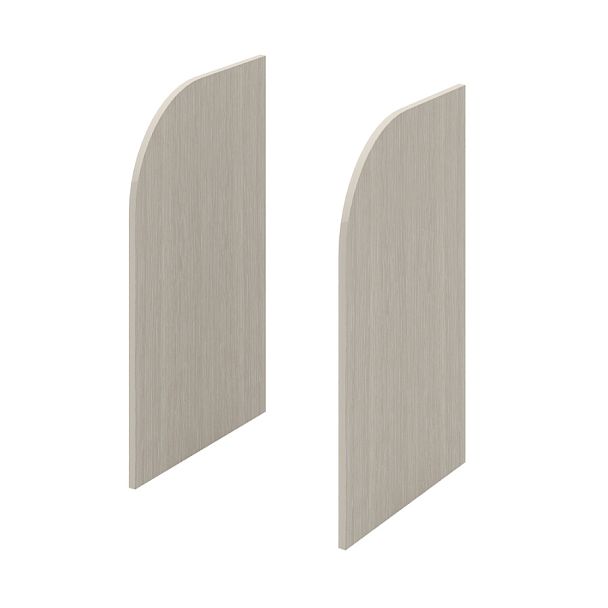 Боковые панели для комбинации стоек-ресепшн "Тандем"  ПК-УНФО-БКР114х70-В1-30 дуб альпийский - Вид 1