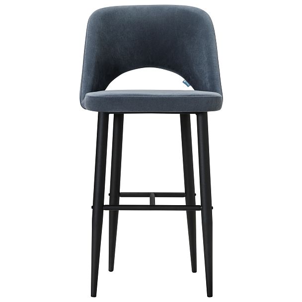 Стул Бар.Lars Diag grey/черный - Вид 2