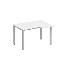 Стол эргономичный правый на металлокаркасе КФ Комфорт КФ К.С1 1136 БП белый премиум / серый - Фото предпросмотра