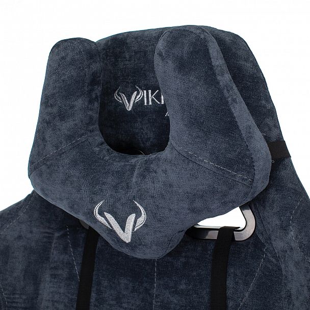 Кресло компьютерное Zombie VIKING KNIGHT, 2 подушки, ткань, синее, 1372993 - Вид 21