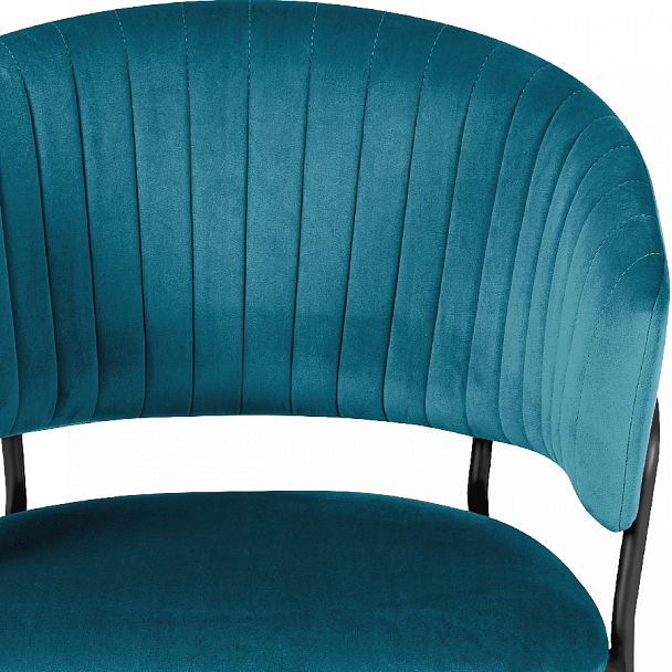 Комплект кухонных стульев Даксон изумрудный велюр/черный, 2 шт. - Вид 7