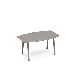 Стол для переговоров фигурный METAL Time metal ТМ М1 141 мокко премиум - Фото предпросмотра