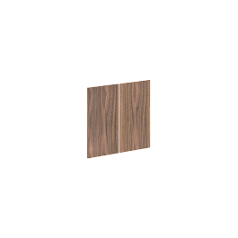 Дверь низкая (2шт) VRLD 40-2 Американский орех 790х19х734 VELION VENEER - Фото предпросмотра