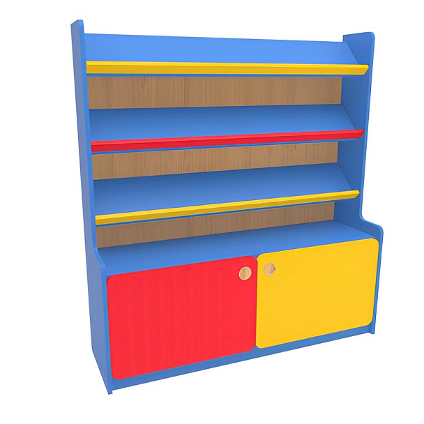 Стеллаж Книжный уголок, цветной - Вид 2