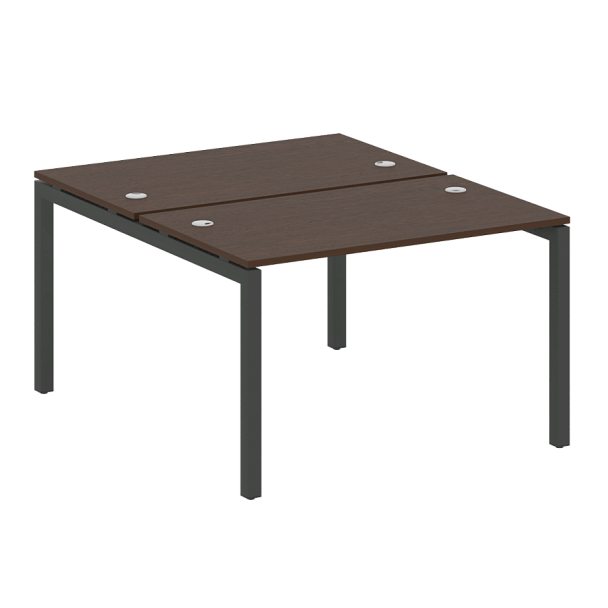 Metal System Quattro Р. ст. на П-образном м/к 50БП.РАС-СП-2.2 Венге/Антрацит металл 1200*1475*750 - Вид 1