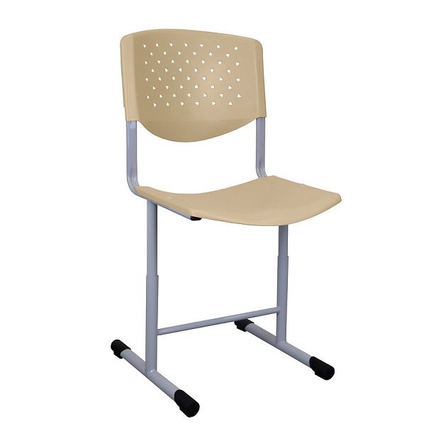 Стул ученический Prisma (каркас прямые ножки), бежевый, гр.4-7 - Вид 1