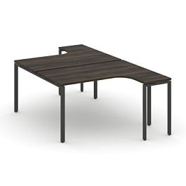 Concept Рабочая станция CN.DSA-002 Дуб Мали/Металл Антрацит 1580*1480*750 - Фото предпросмотра