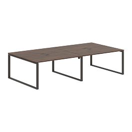 Стол 4-х местный EQWST 3116 Дуб Денвер тёмный/Мокко 3126х1606х750 EDIS - Фото предпросмотра