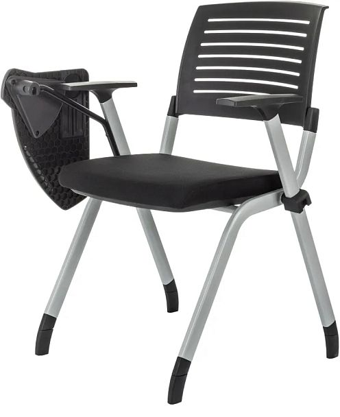 Стул Бюрократ X-Click-PP черный со столиком на ножках металл серый - Вид 2