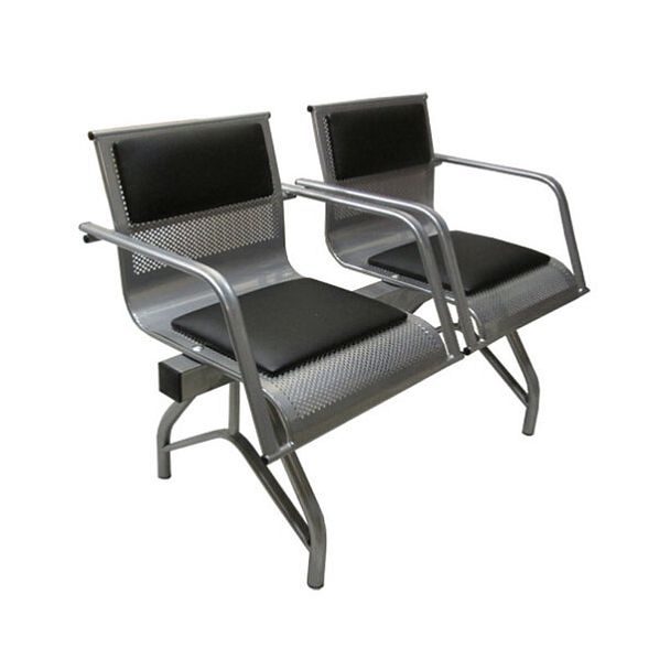 Секция "Европа" 2-х местная с тканевыми накладками - Вид 1