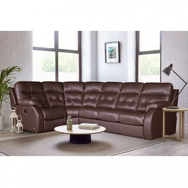 Угловой диван "Рей" кожа - Вид 2