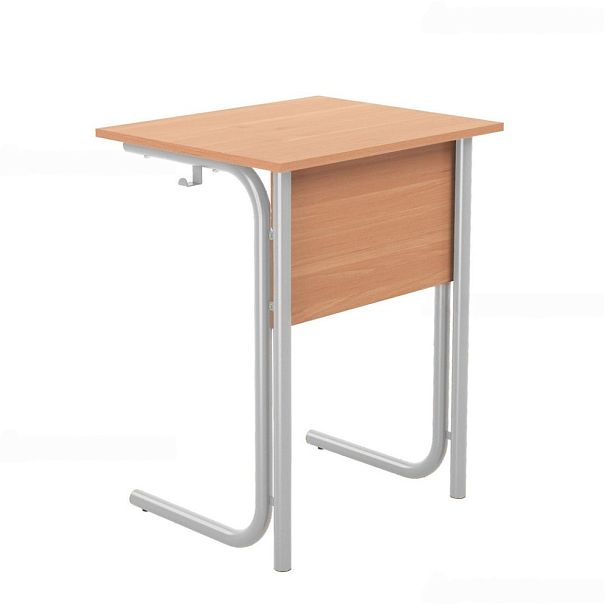 Стол ученический 101В, 1-местный на круглой трубе (м/к Коричневый, Серый, Черный), гр.5 - Вид 6