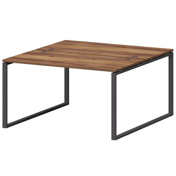 Бенч двойной на металлокаркасе СМС2-О-10К.149.Пр25 Таксония/Антрацит 1000x1496x750 Смарт - Вид 1