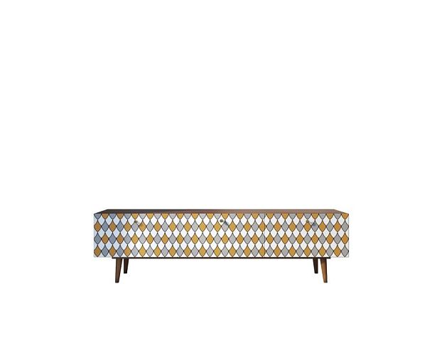 Комод Berber с ящиками низкий под TV принт 22 арт BB19/Print_22 - Вид 1