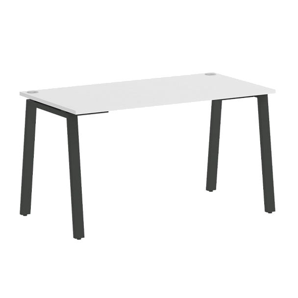 Home Office Стол письменный VR.SP-3-138.A Белый бриллиант/Антрацит металл 1380*720*750 - Вид 1