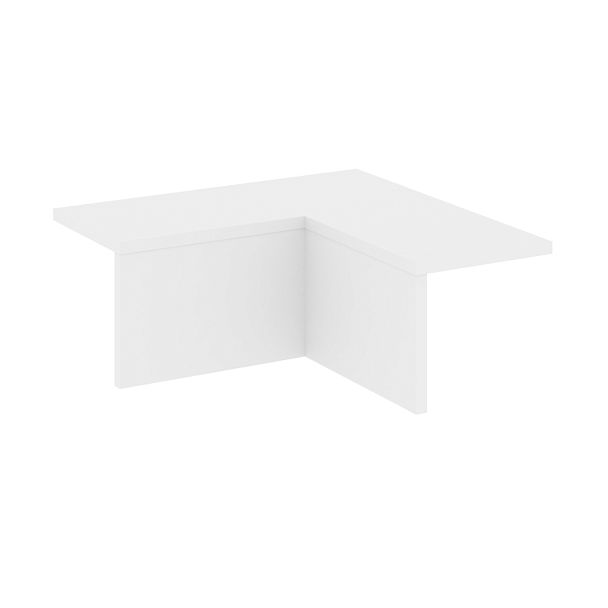 Onix Накладка угловая низкая внутренняя левая O.R-NU.N.VNU (L) Белый бриллиант 759*759*297 - Вид 1