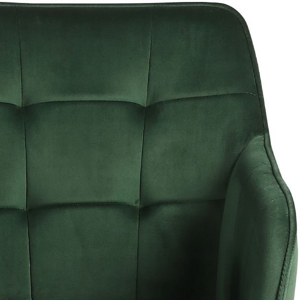 Комплект барных поворотных кресел Мони К, Confetti deep forest/белый, 2 шт. - Вид 8